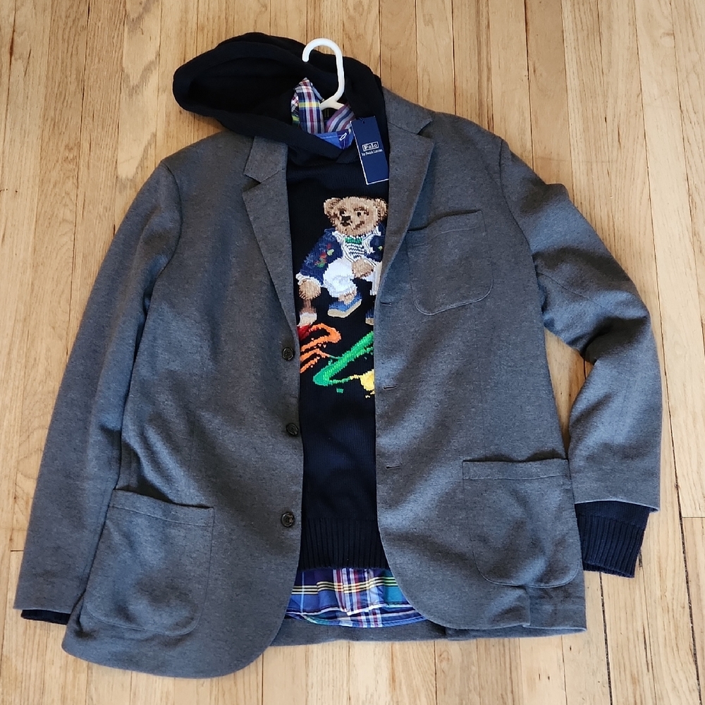 Polo Bear Hooded Sweater